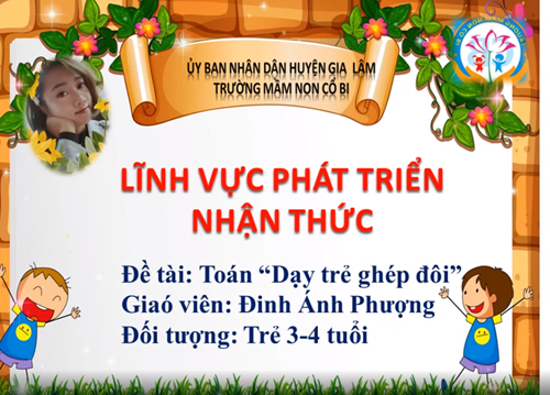 LQVT: Dạy trẻ ghép đôi - MGB